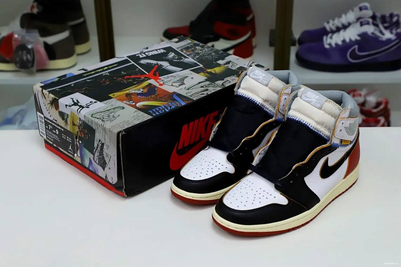 RETRO HIGH Kimikick LA JORDAN X UNION 1 NRG AIR 0620